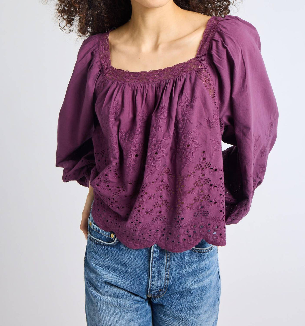 Mille - Maureen Billowy Sleeves Top