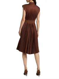 Milly - Pleated Maxi Dress