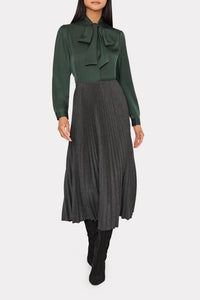 Milly - Pleated Midi Skirt