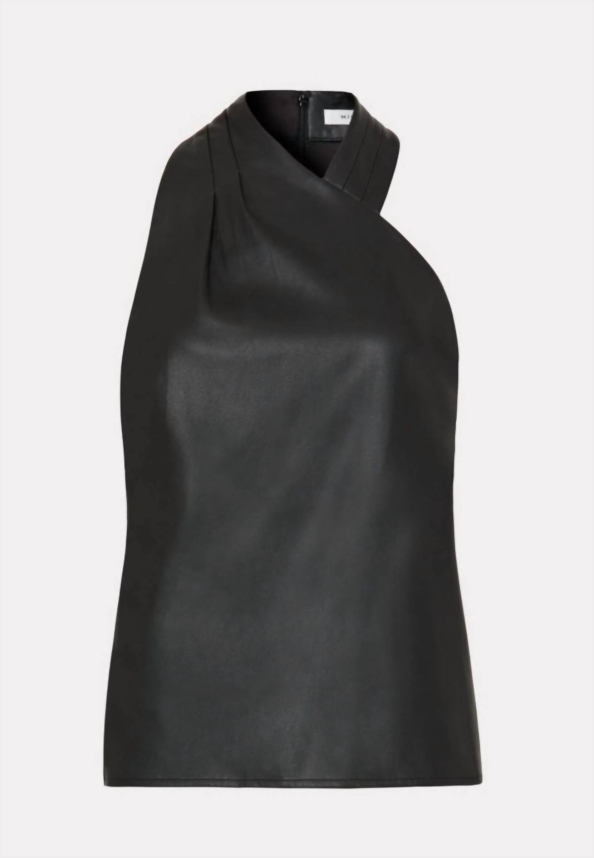 Milly - Preston Vegan Leather Top