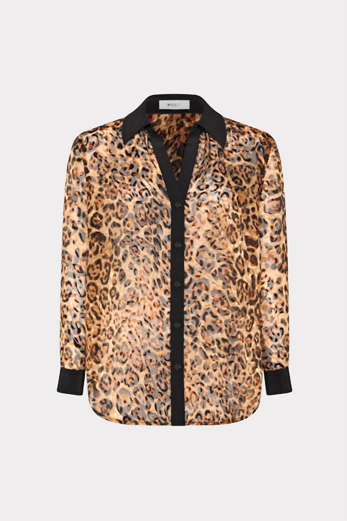 Milly - Quincy Burnout Jacquard Blouse