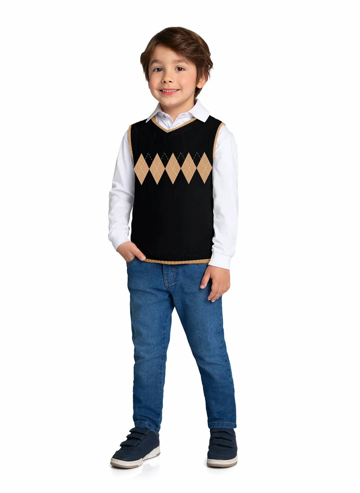 Milon - Boy's Knitted Vest