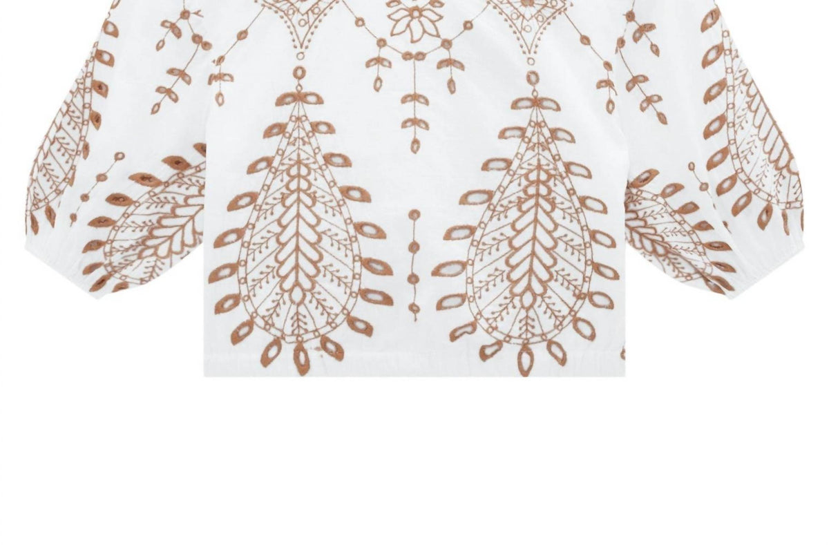 Milon - Girl's Boho Chic Embroidered Set