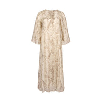 Mima Rosso - Flowy Toile Print Caftan Dress - clothing - cotton - blend - directbrandpartner