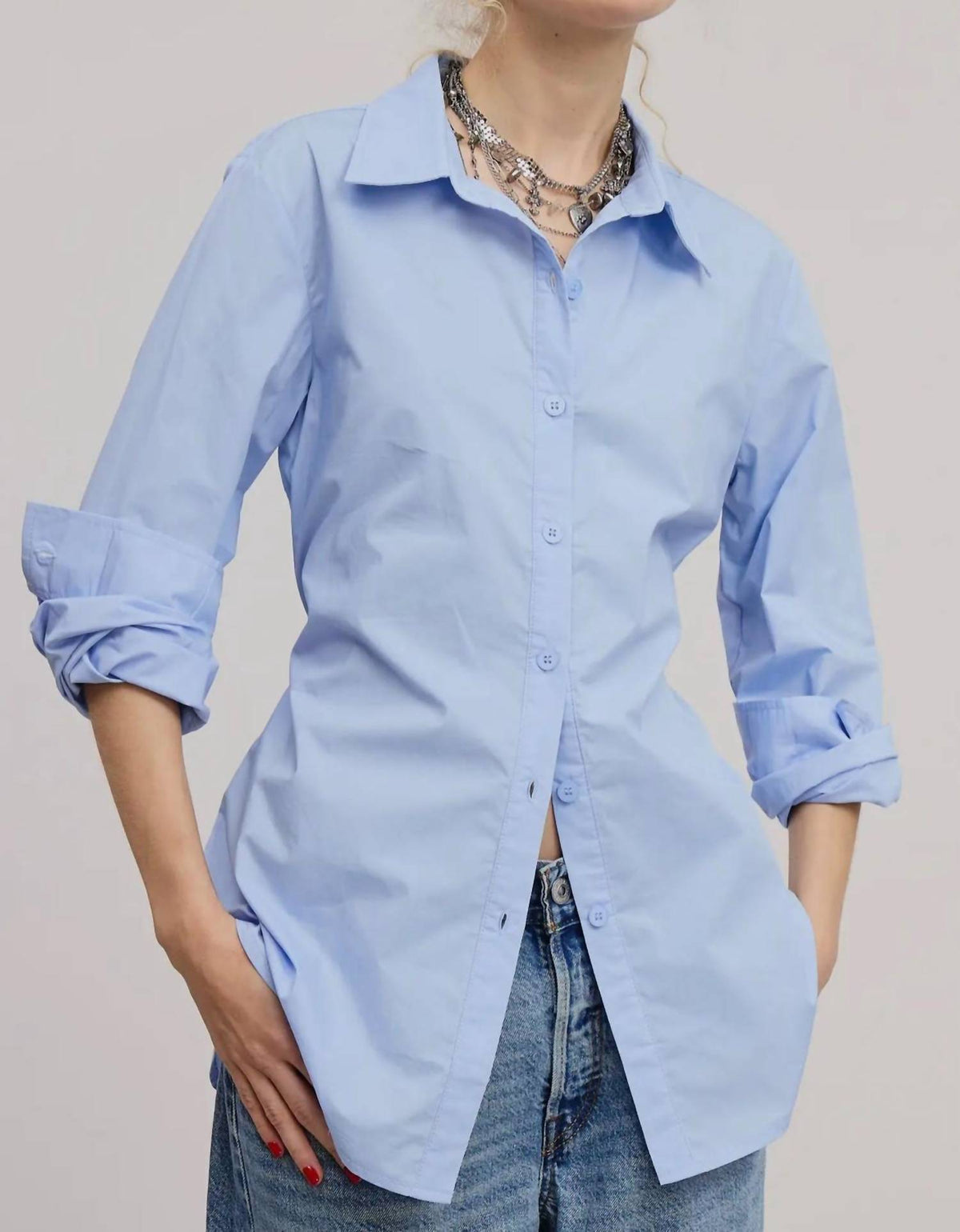 Mimosa - Fitted Collared Blouse