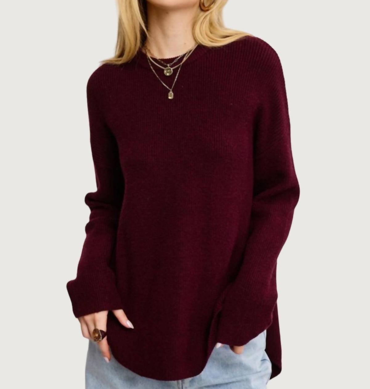 Mimosa - Tatum Double Slit Sweater
