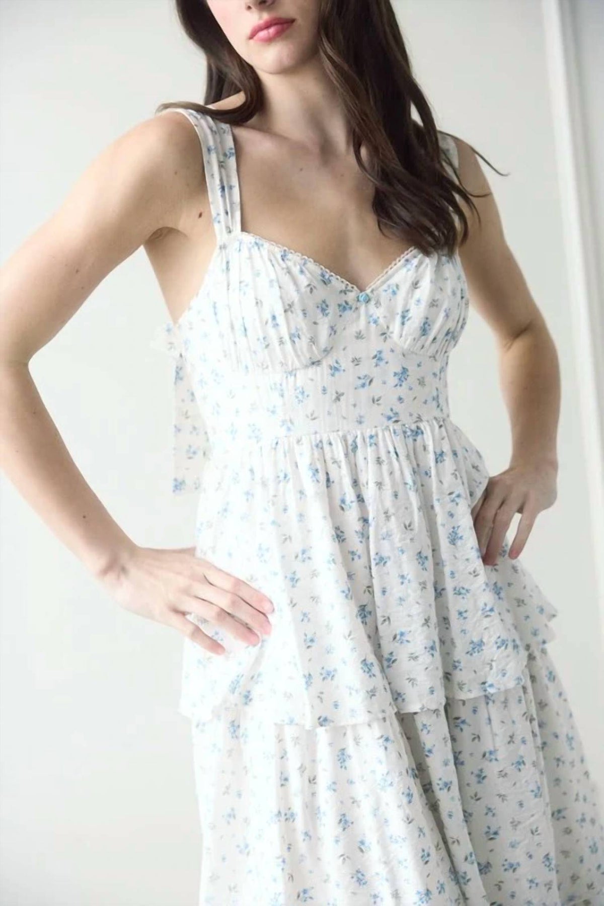 Mine - Floral Midi Dress