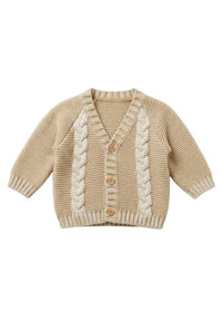 Minhon - Girls Cable Knit Sweater