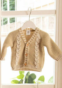 Minhon - Girls Cable Knit Sweater