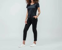 Ministry Of Supply - Comfort Stretch Luxe Touch Tee Shirt - black - clothing - polyester