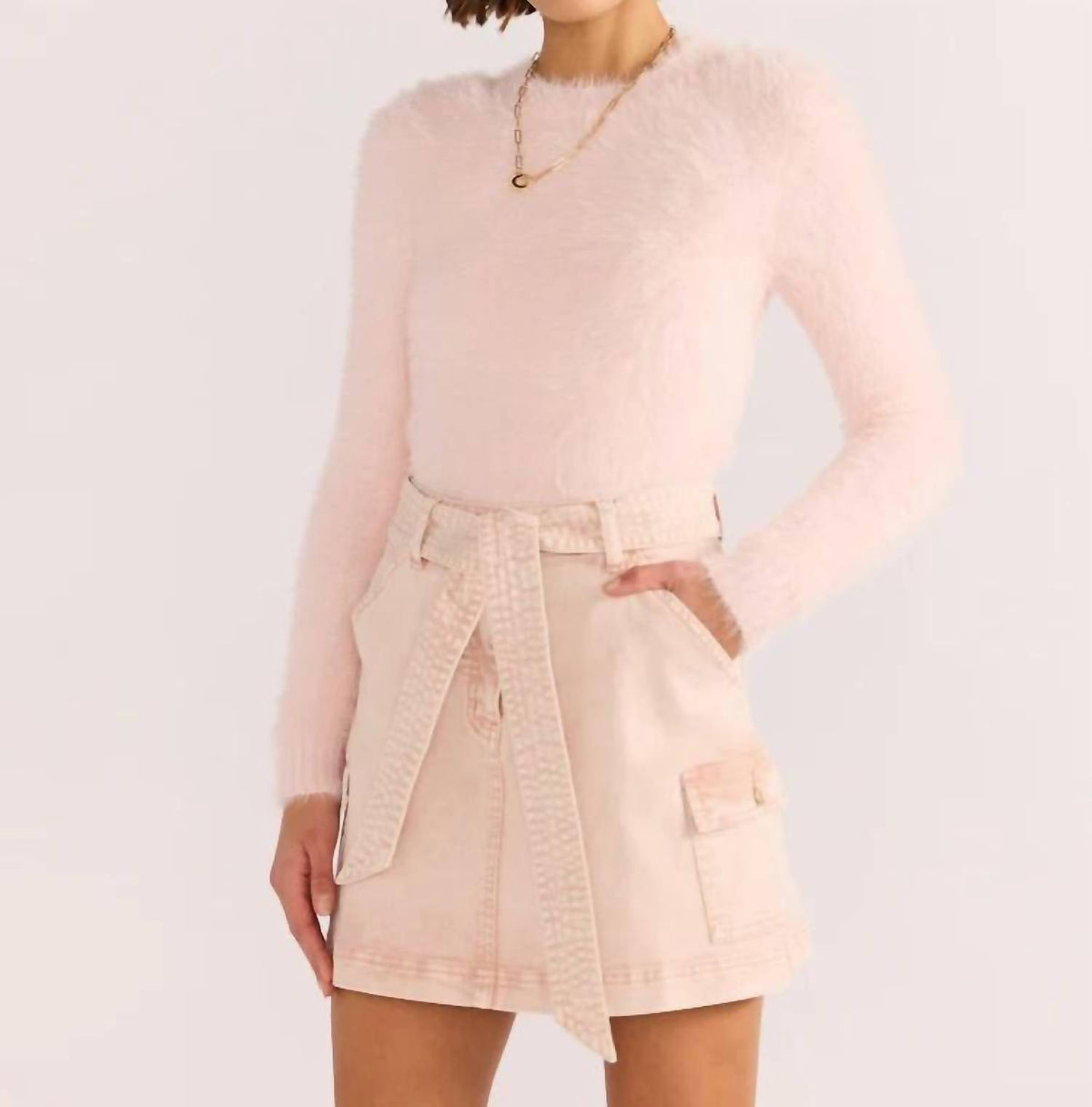 Minkpink - Dahlia Denim Mini Skirt