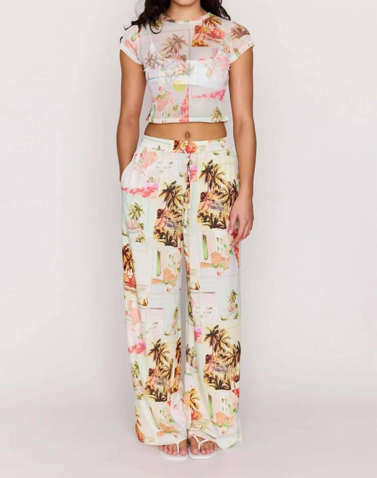 Minkpink - DOLCE DRAWSTRING PANTS