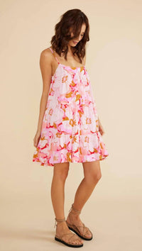 Minkpink - Josie Tiered Mini Dress Floral - clothing - collection:vacationdresses(Auto) - dresses