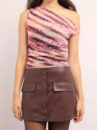 Minkpink - Liv Mesh Asymmetrical Top