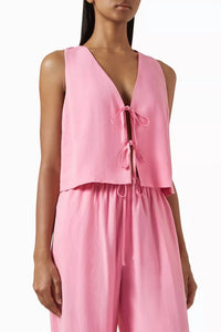Minkpink - Melody Tie Crop Top