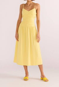 Minkpink - Ophelia Ruched Midi Dress - clothing - dresses - midi