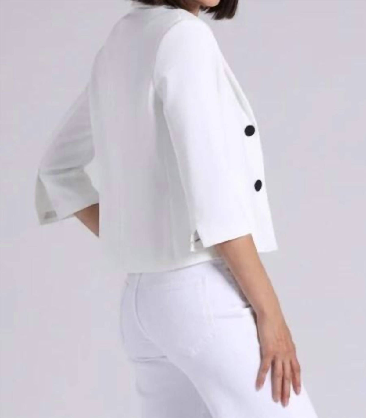 Minnie Rose - Viscose Blend Shrunken Blazer