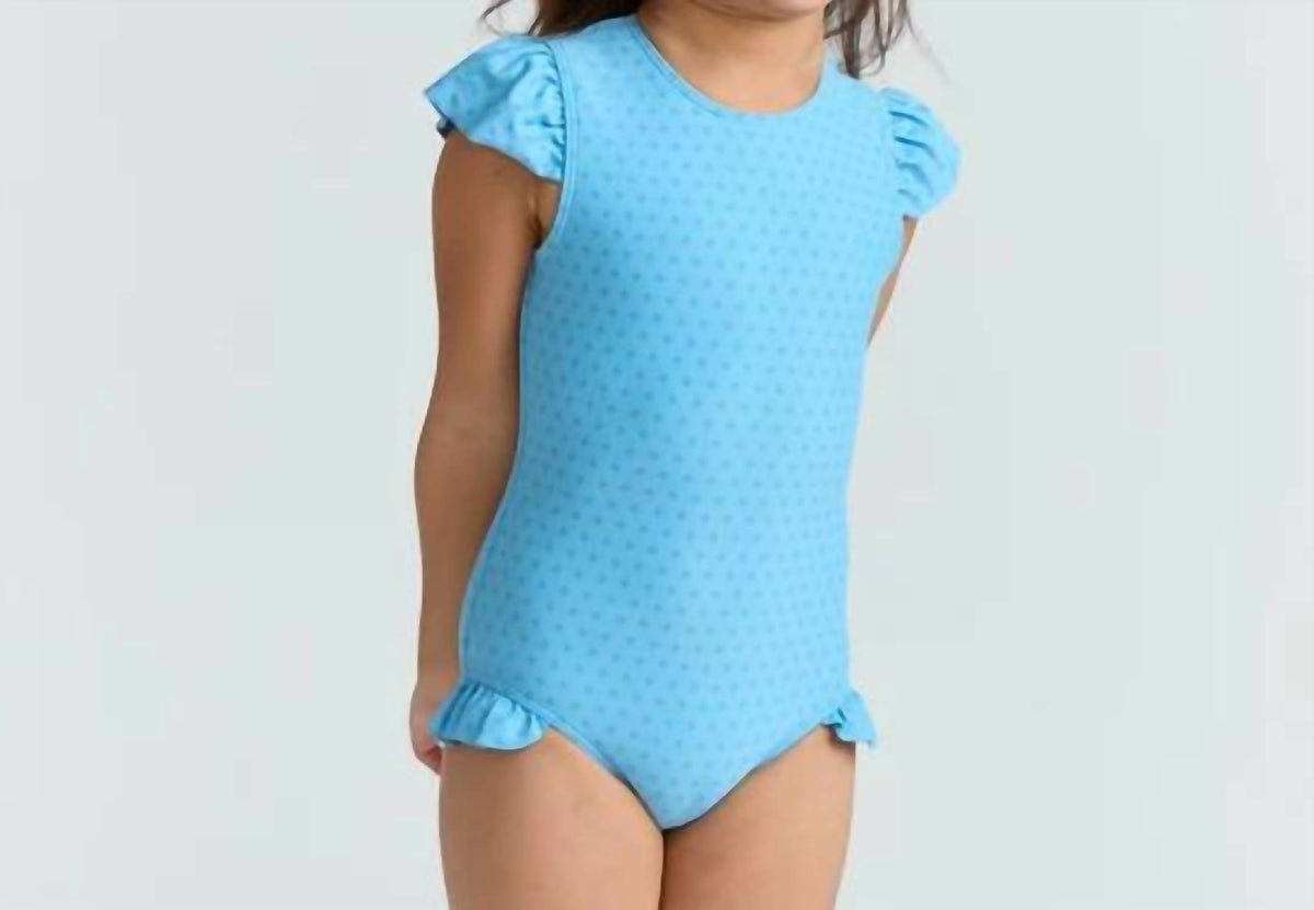 Minnow - Girls Ruffle Edge One Piece