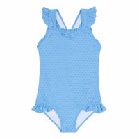 Minnow - Girls Ruffle Edge One Piece