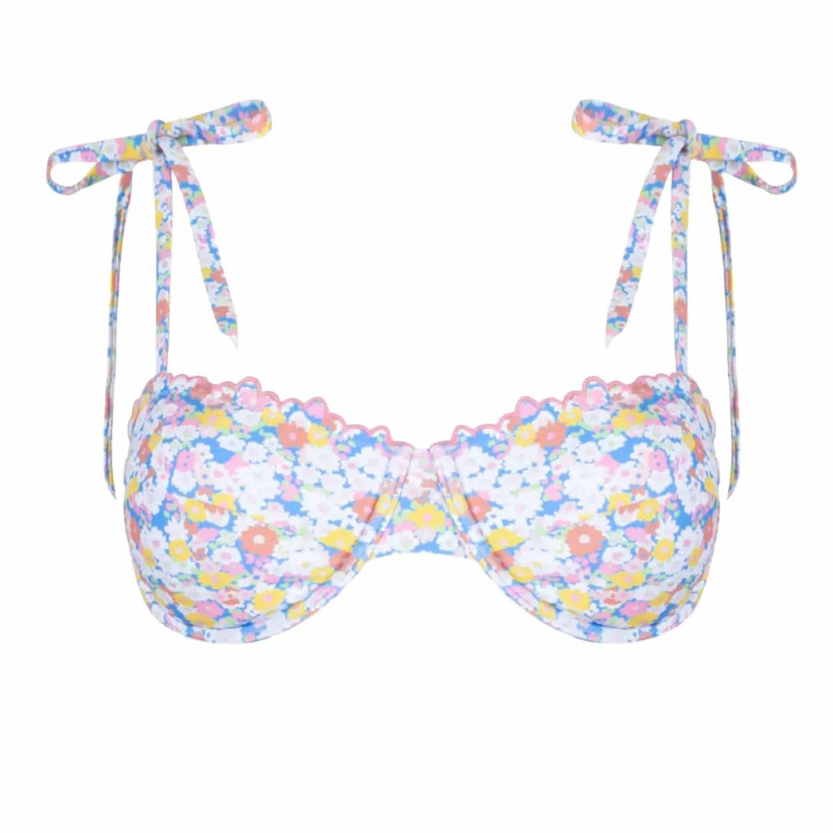 Minnow - Jasmine Blossom Tie Strap Bikini Top