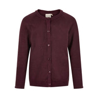Minymo - Girls Cardigan With Buttons - clothing - kids - red