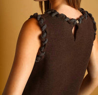 Miou Muse - Adeline Braided Knit Top