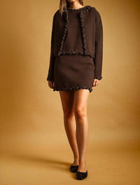 Miou Muse - Adeline Braided Knit Top