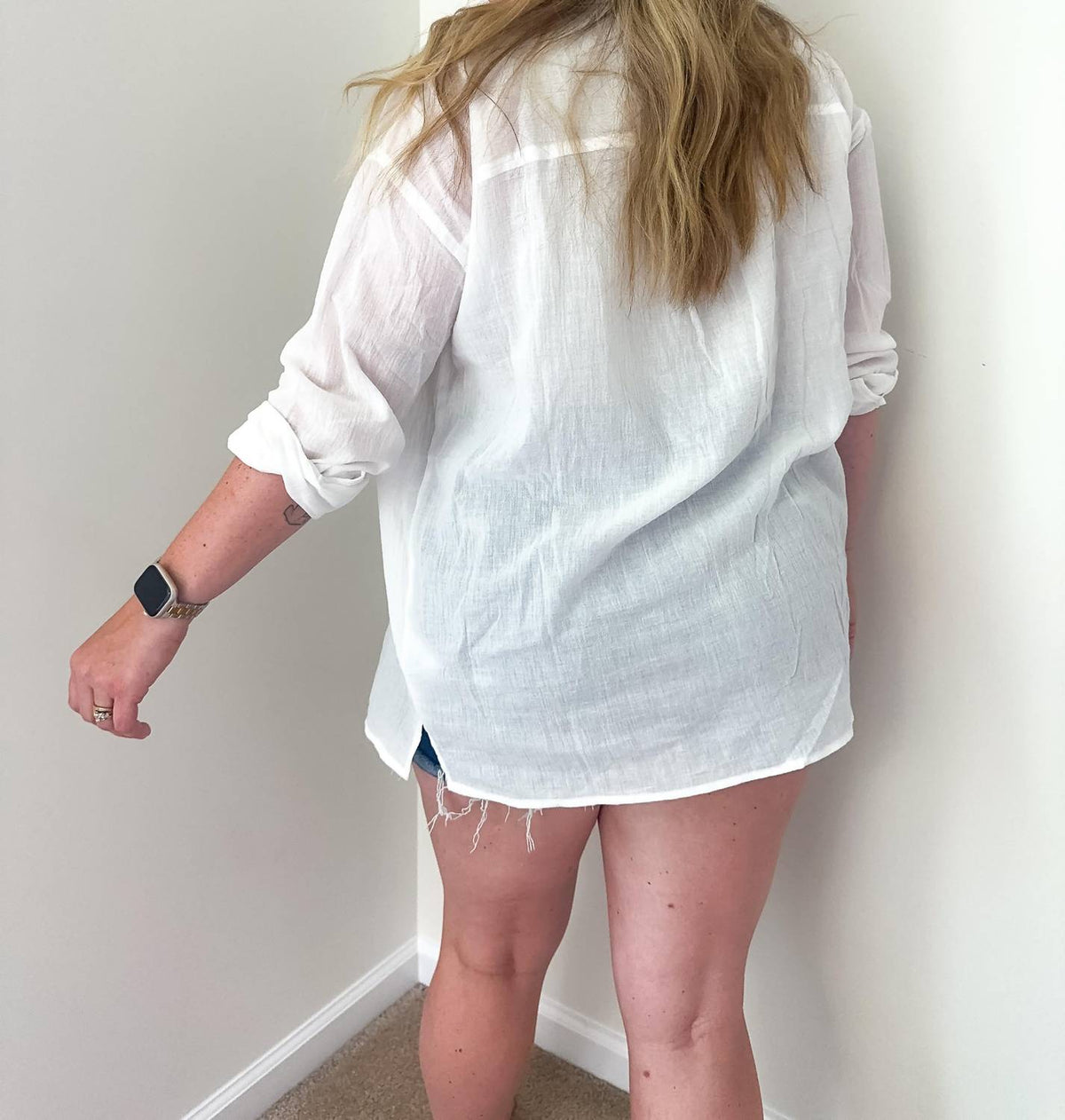 Miou Muse - Bayside Cotton Button-down Shirt