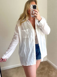 Miou Muse - Bayside Cotton Button-down Shirt