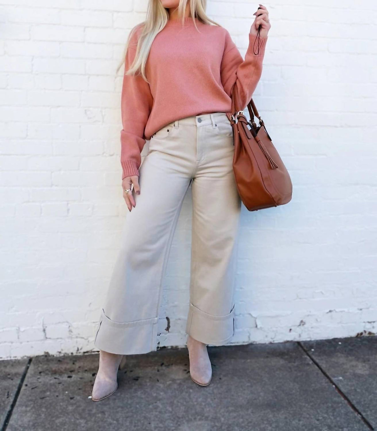 Miou Muse - Cuffed Bottom Pants