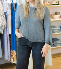 Miou Muse - Cuffed Straight Leg Denim Jeans