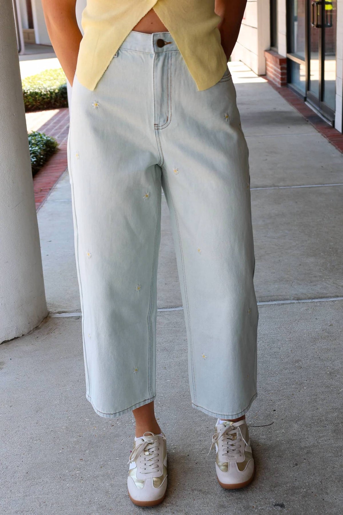 Miou Muse - Daisy Patch Jeans