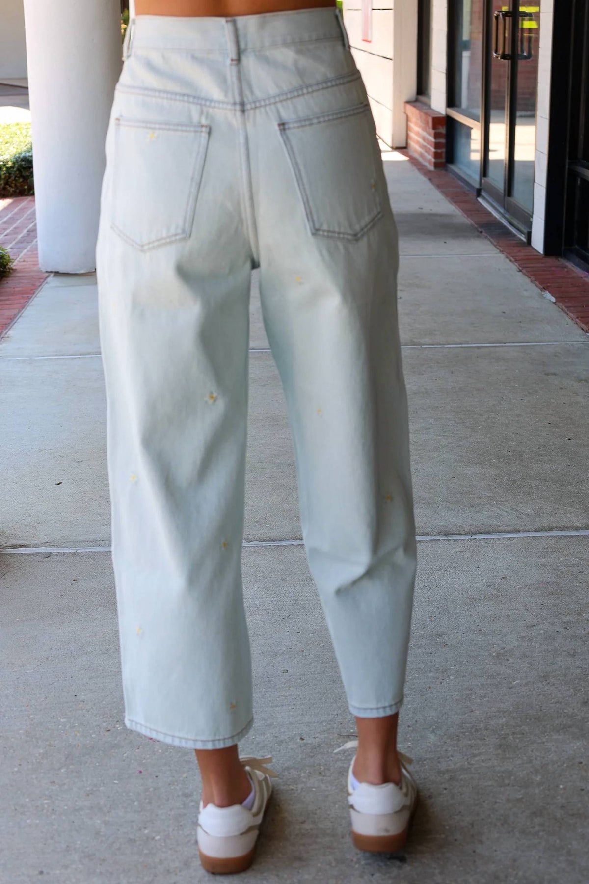 Miou Muse - Daisy Patch Jeans