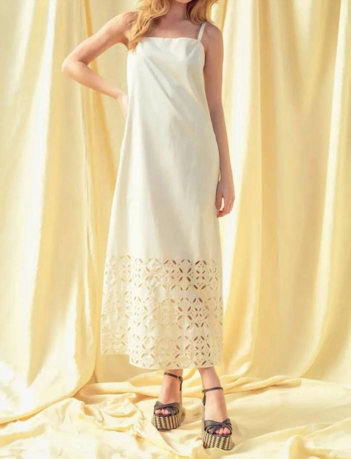 Miou Muse - Ever Embroidery Dress