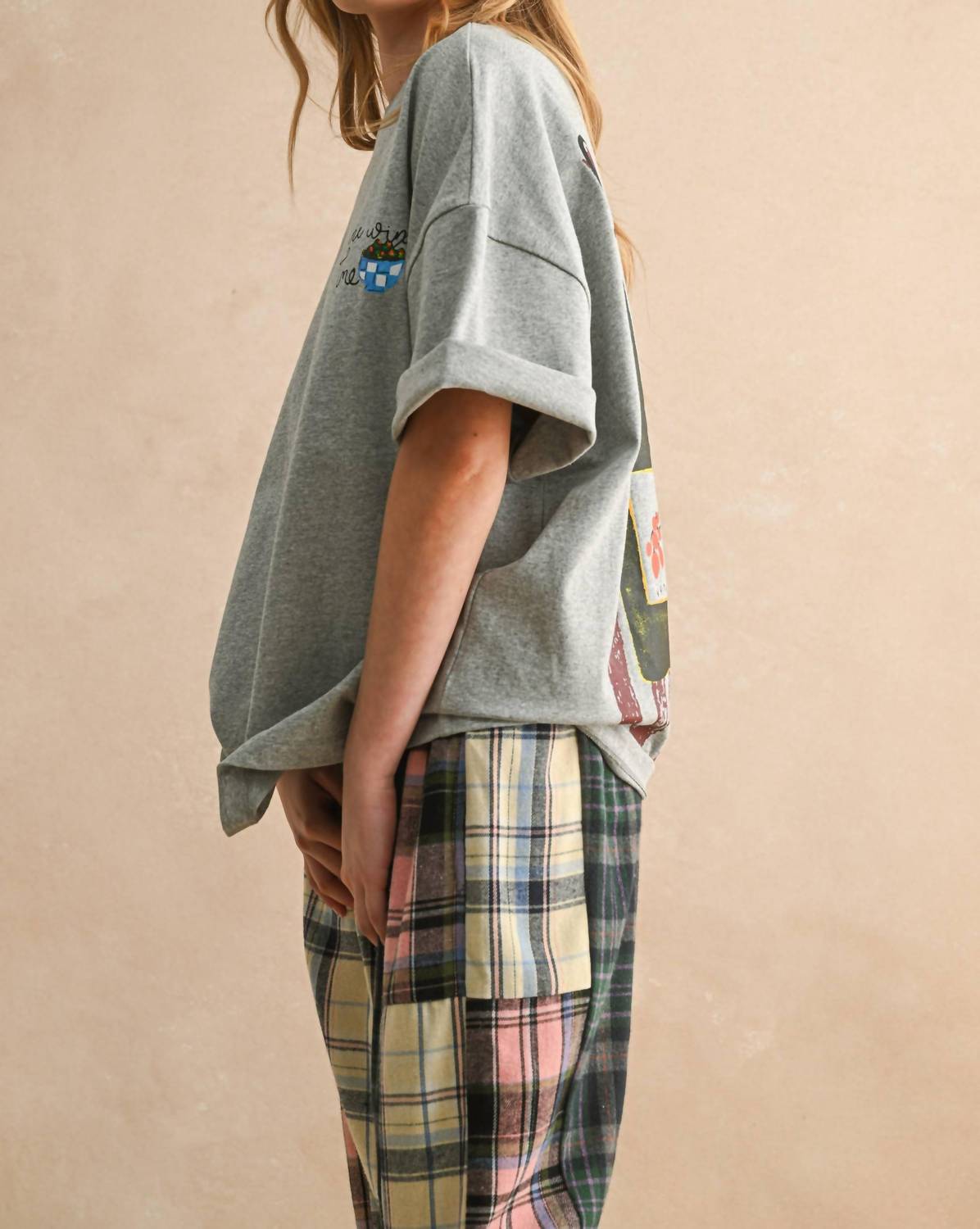 Miou Muse - Fine Wine Time Oversized Tee