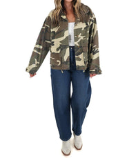 Miou Muse - Forest Fade Camo Jacket