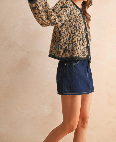 Miou Muse - Cropped Cardigan