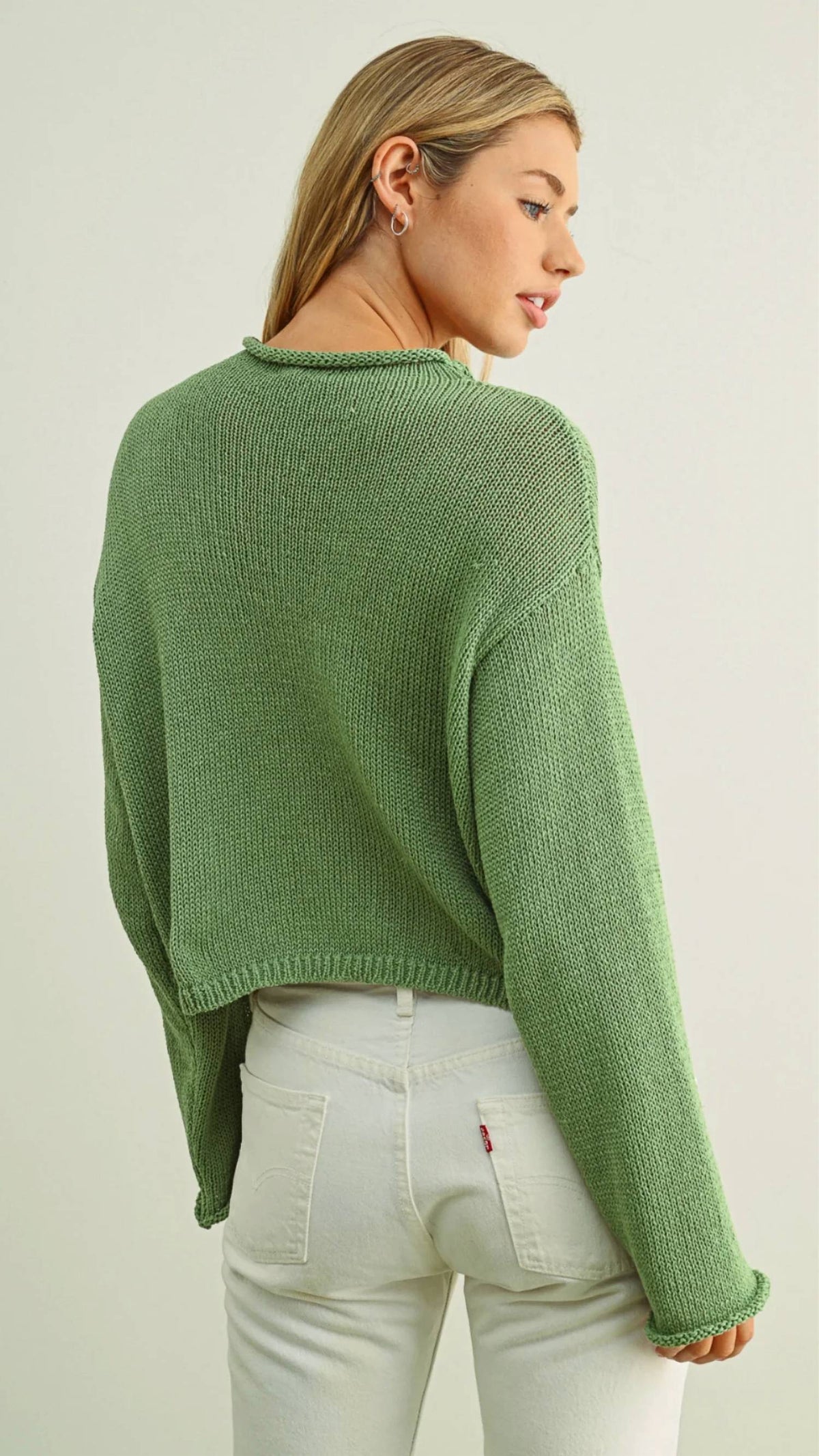 Miou Muse - Light Weight Button Front Cardigan