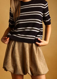 Miou Muse - Short Sleeve Sweater
