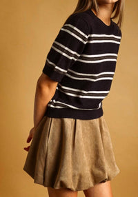 Miou Muse - Short Sleeve Sweater