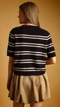 Miou Muse - Short Sleeve Sweater