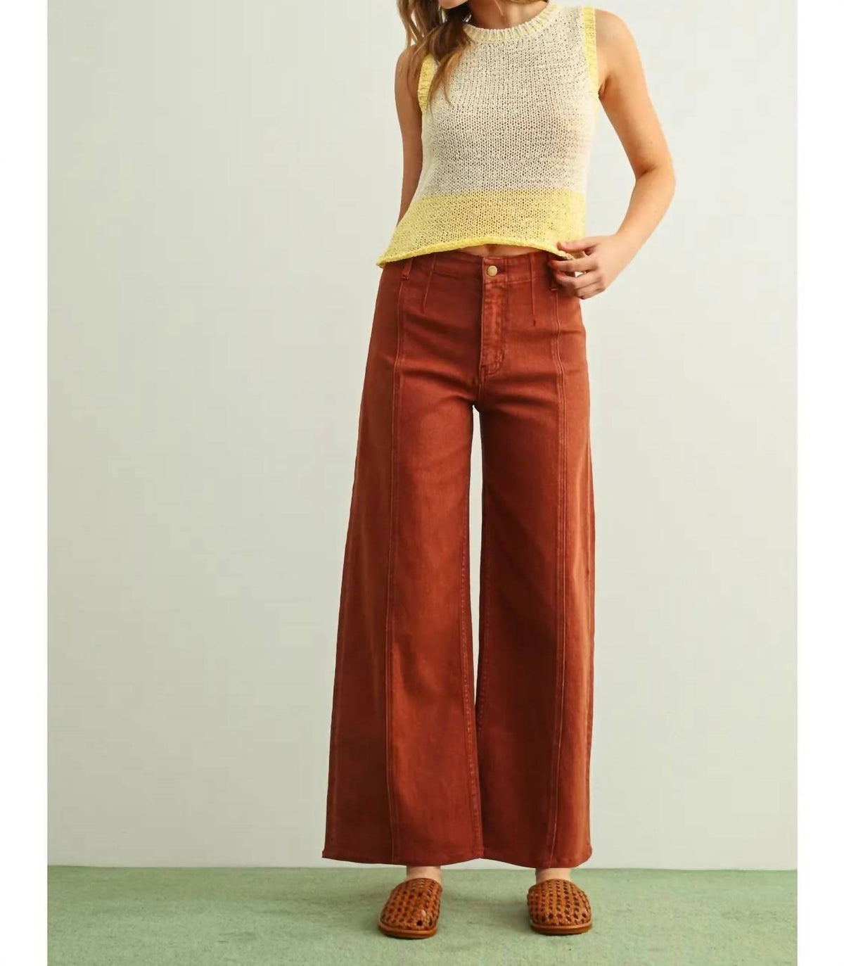 Miou Muse - Washed Stretch Pants