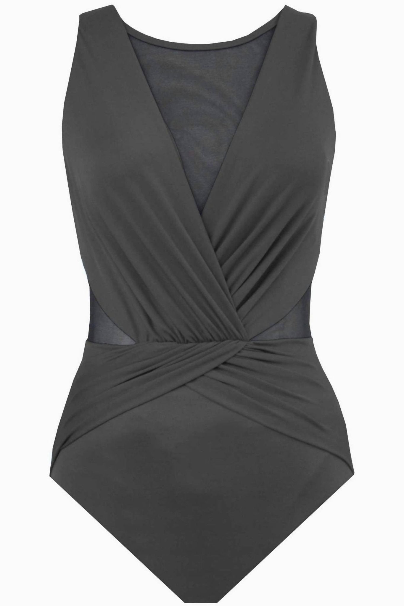 Miraclesuit - Illusionists Palmaone Piece Swimsuit - black - clothing - nylon - blend