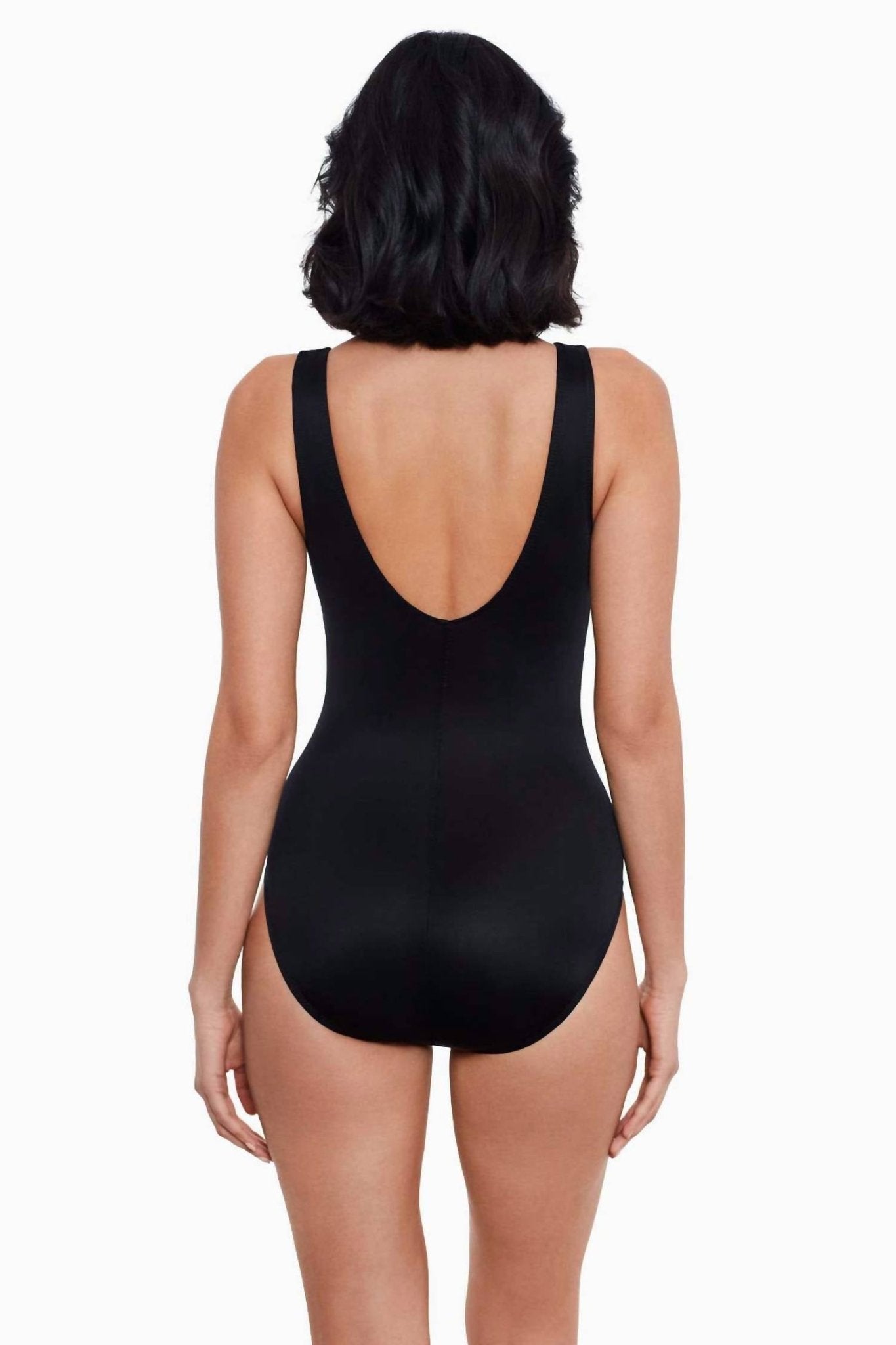 Miraclesuit - Illusionists Palmaone Piece Swimsuit - black - clothing - nylon - blend