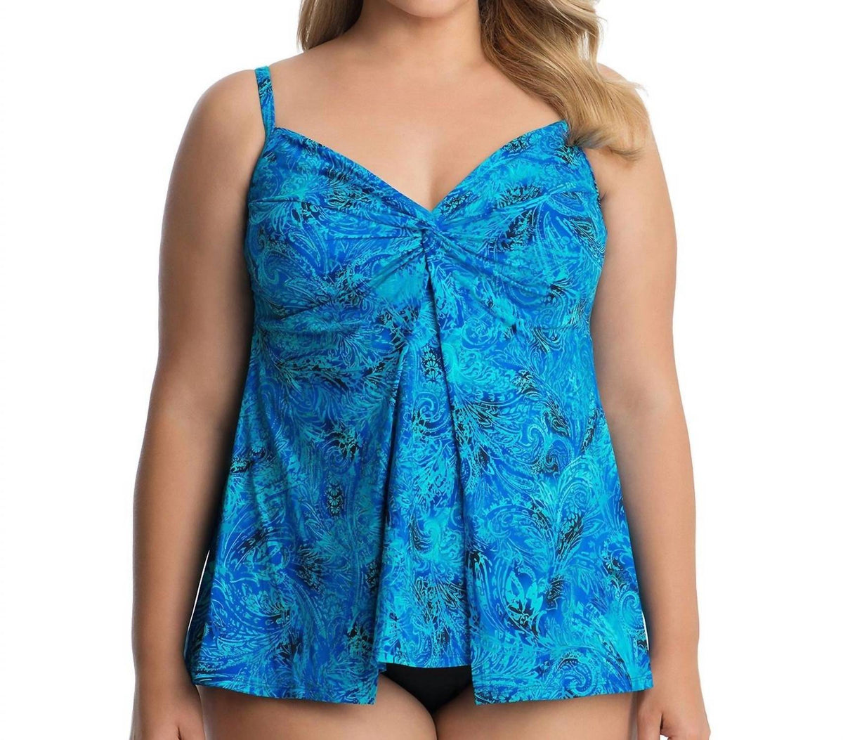 Miraclesuit - Mediterra Love Knot Underwire Tankini Top - Plus