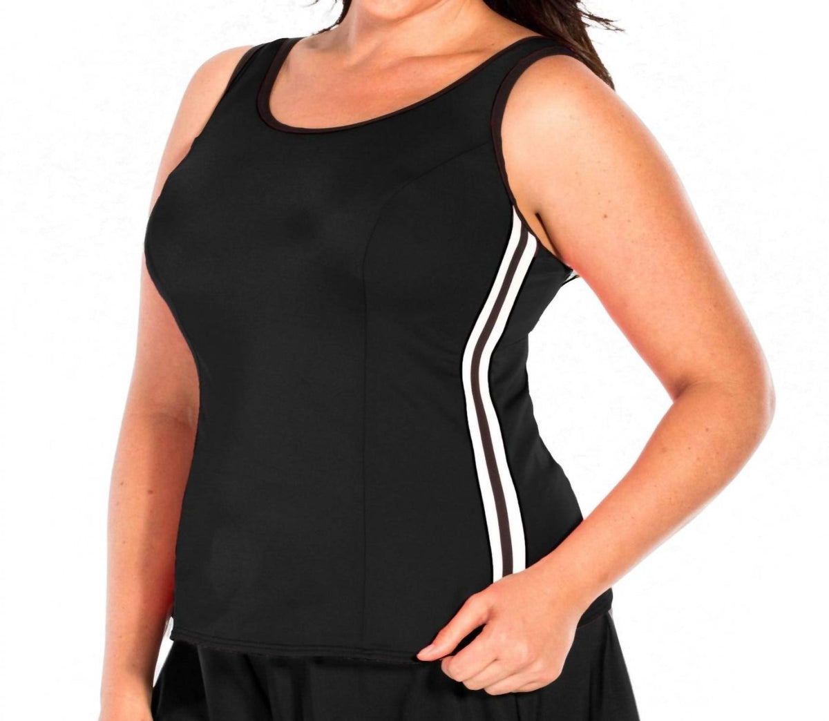 Miraclesuit - Plus Size Kimkini Underwire Tankini Top