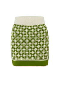 Misa Los Angeles - Emia Mini Skirt - clothing - green - mini