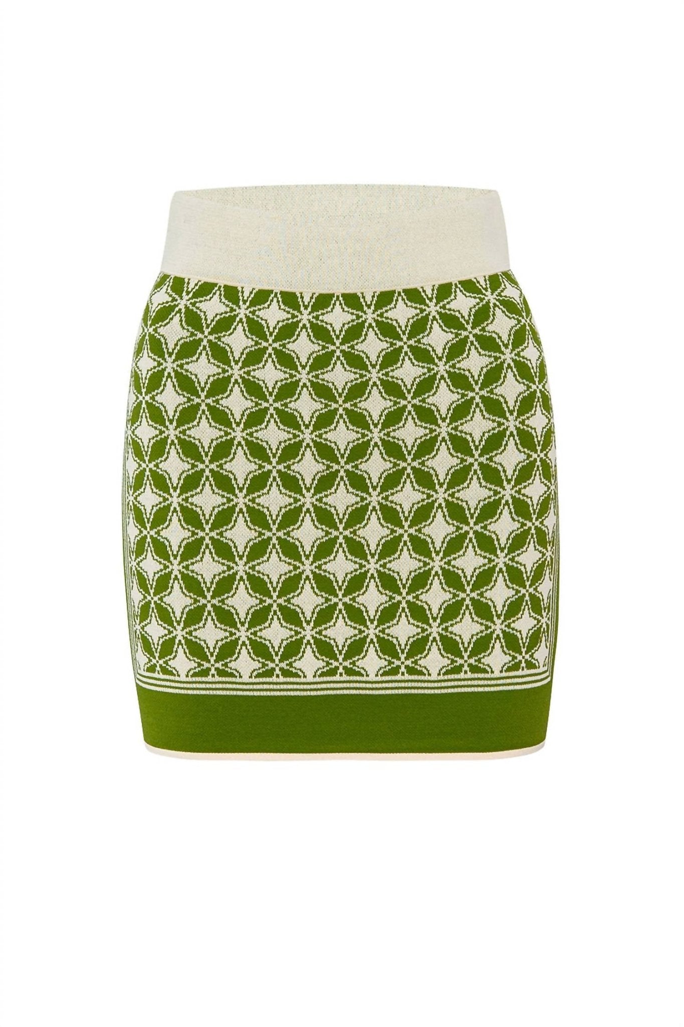 Misa Los Angeles - Emia Mini Skirt - clothing - green - mini