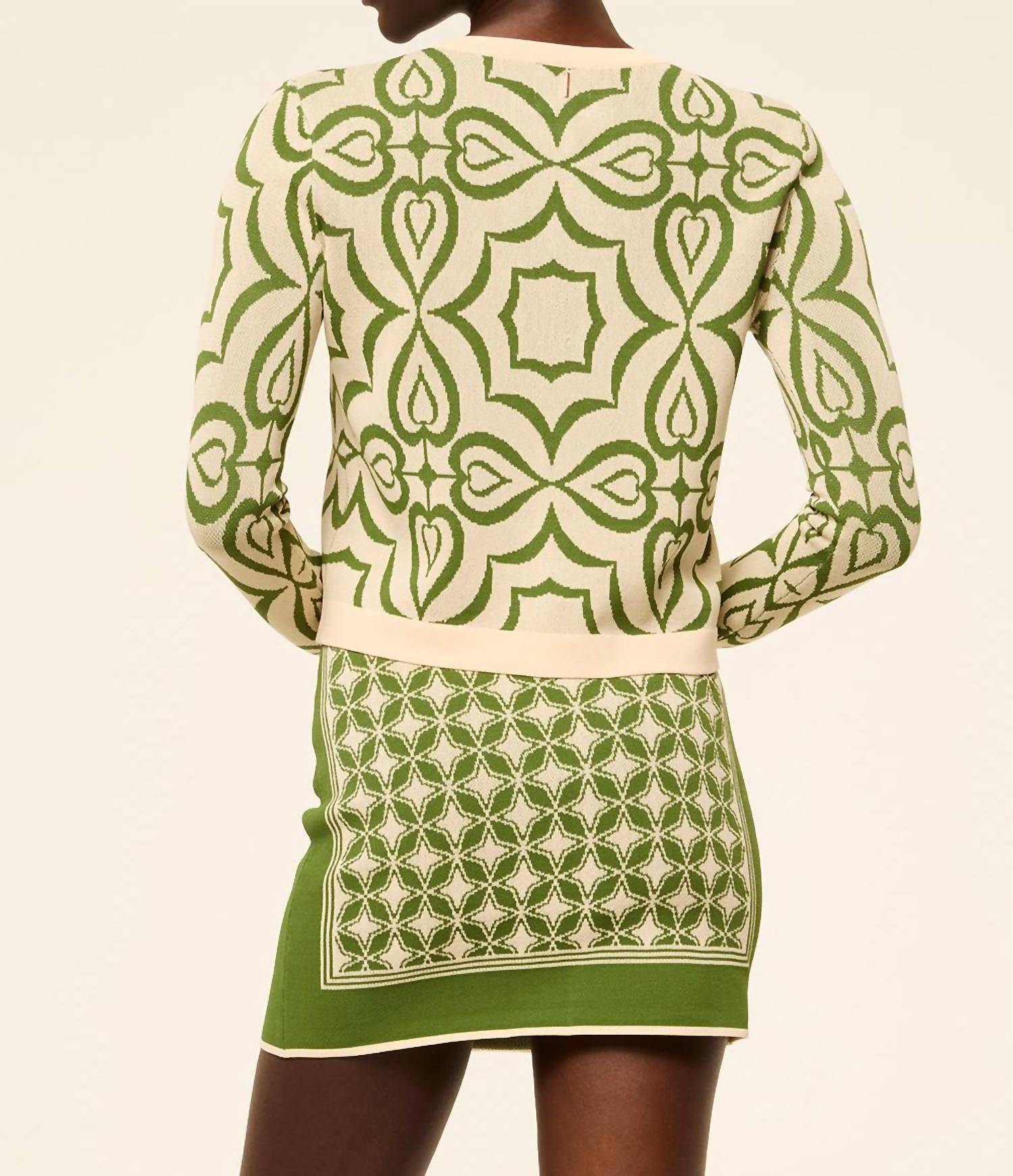 Misa Los Angeles - Emia Mini Skirt - clothing - green - mini
