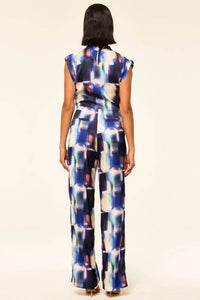 Misa Los Angeles - Rita Straight Leg Pants - blue - clothing - pants
